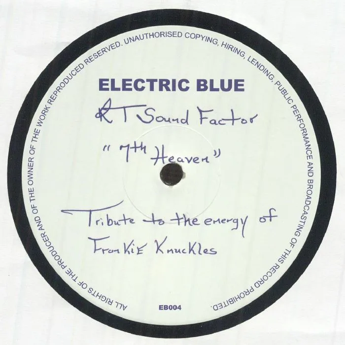 Ron TRENT aka RT SOUND FACTOR — 7th Heaven: Tribute To The Energy Of Frankie Knuckles