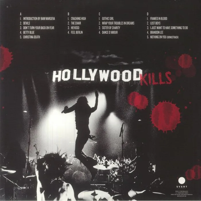 Back cover — The 69 EYES — Hollywood Kills: Live at The Whisky A Go Go