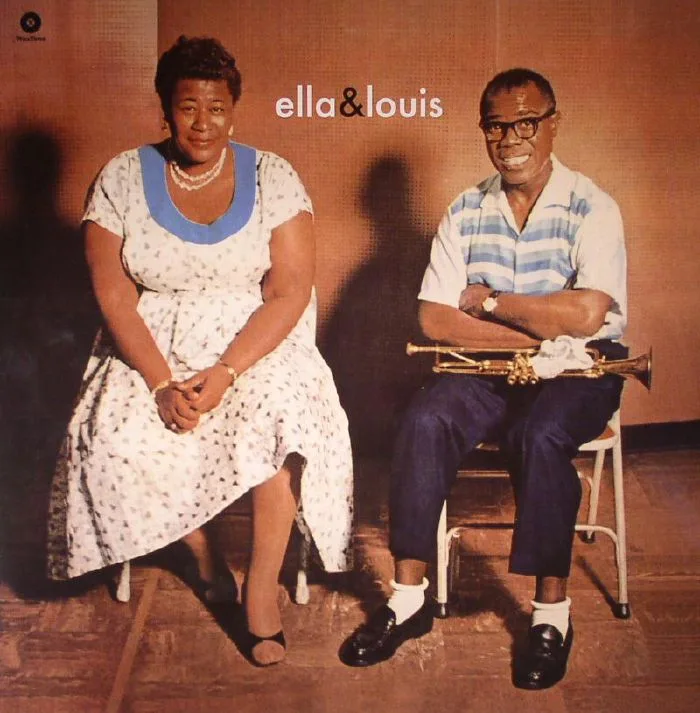 Front cover — Ella FITZGERALD / LOUIS ARMSTRONG — Ella & Louis (remastered)