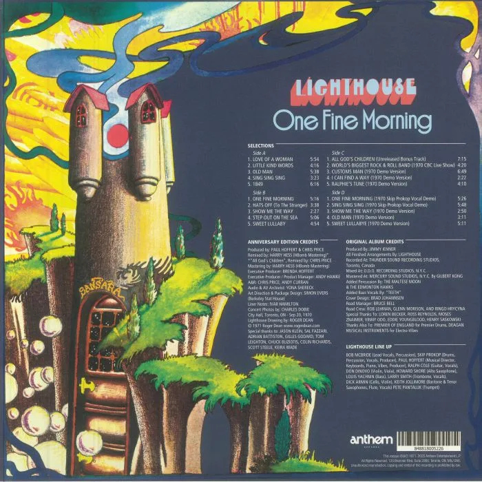 Обратная сторона обложки — LIGHTHOUSE — One Fine Morning (Anniversary Edition) (remastered)