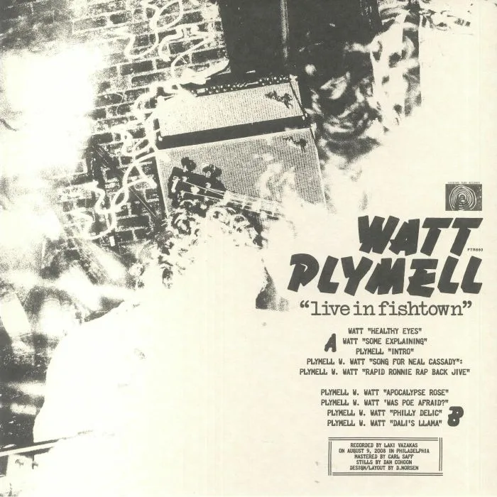 Back cover — Mike WATT / CHARLES PLYMELL — Live In Fishtown