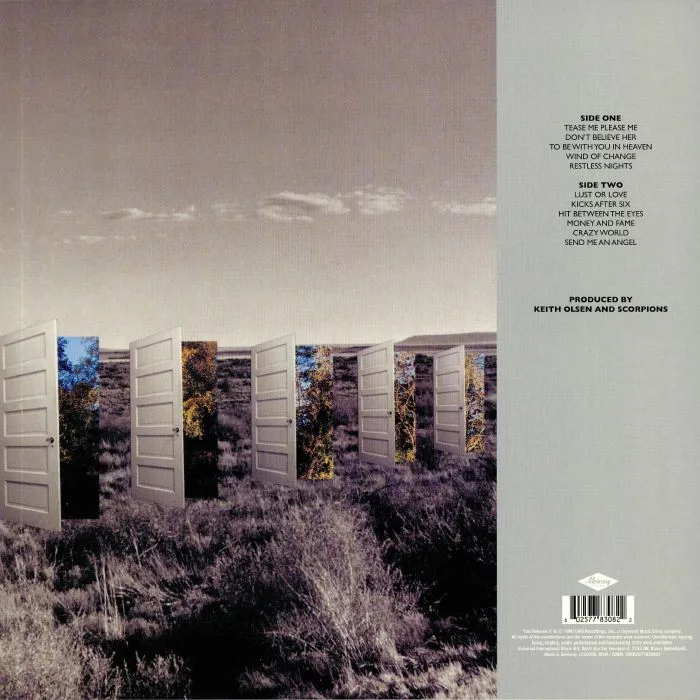 Back cover — SCORPIONS — Crazy World (reissue)