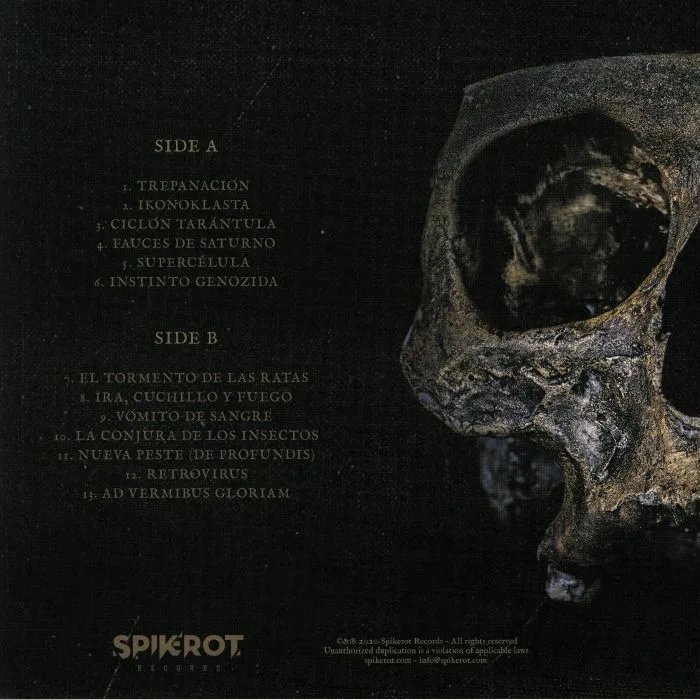 Back cover — RUINAS — Ikonoklasta