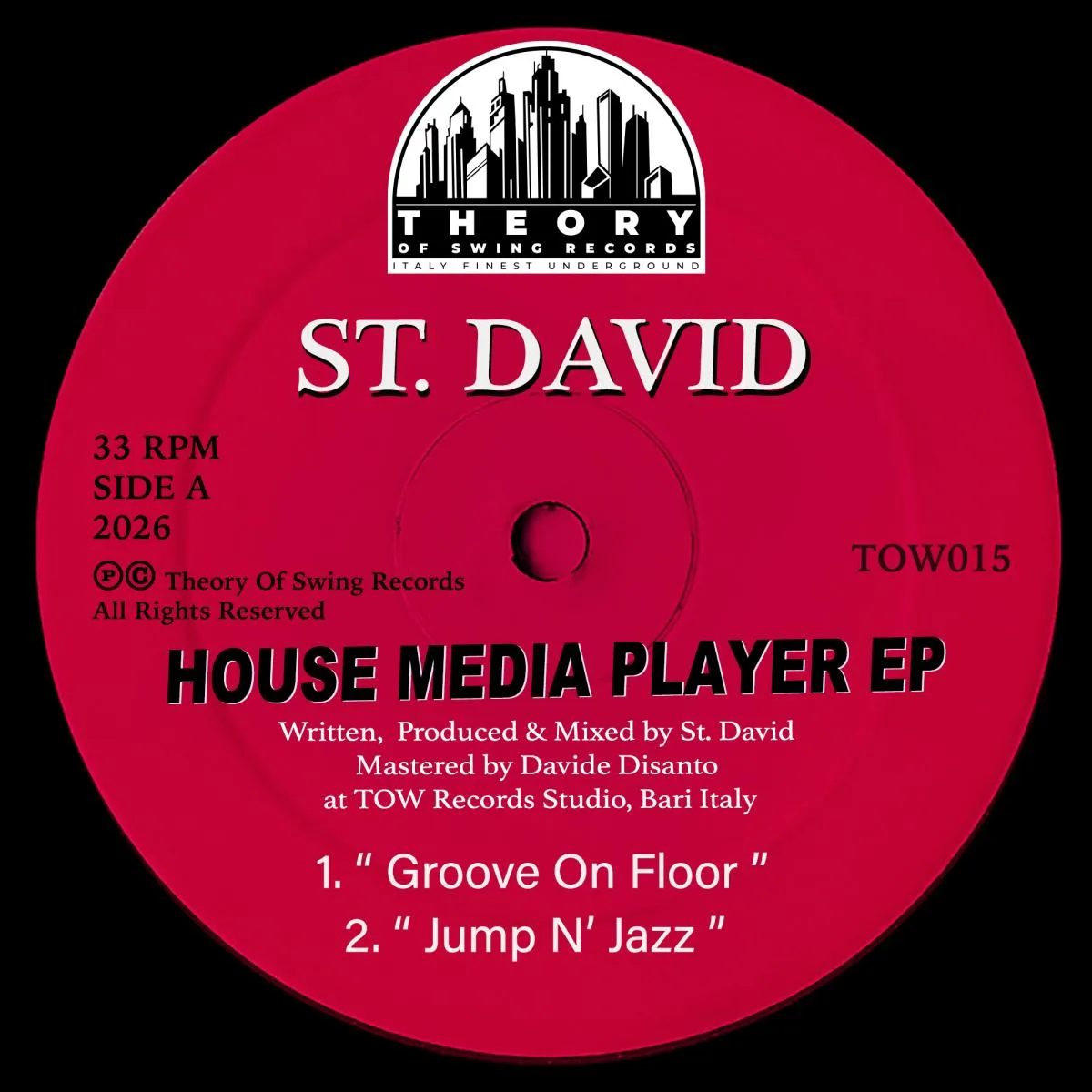 St. David — House Media Player EP