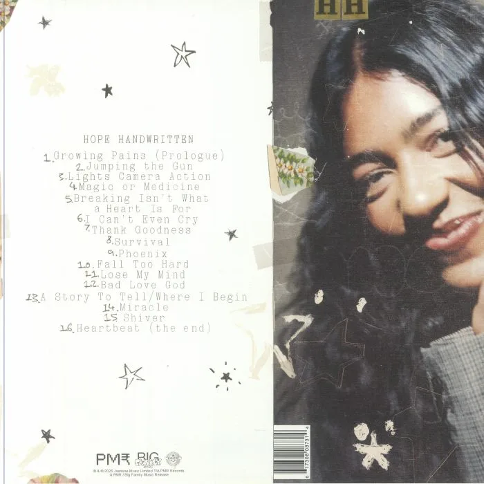 Back cover — Hope TALA — Hope Handwritten