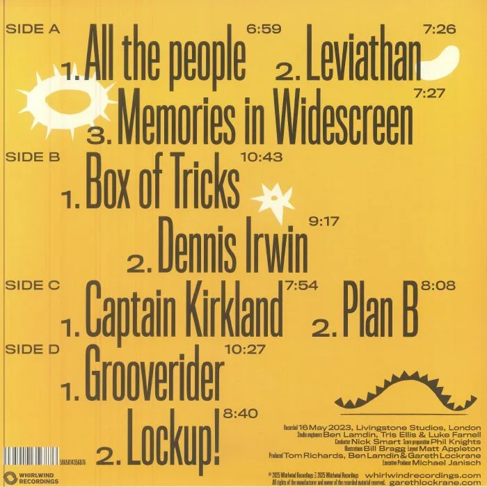 Back cover — The GARETH LOCKRANE BIG BAND — Box Of Tricks