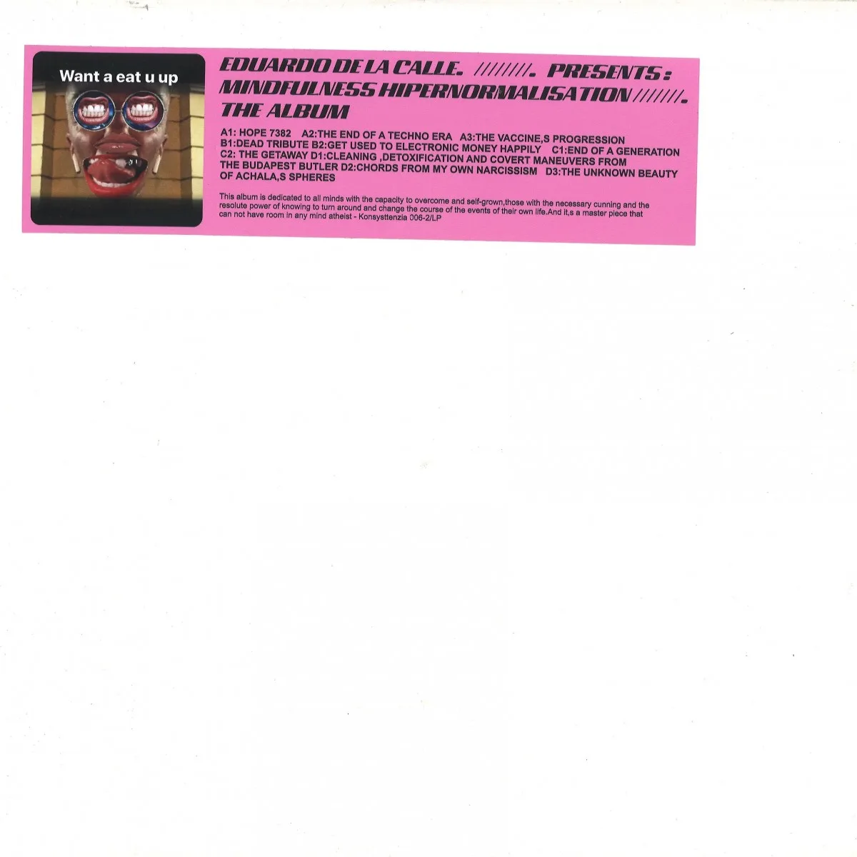 Eduardo De La Calle — Mindfulness Hipernormalisation 2x12"