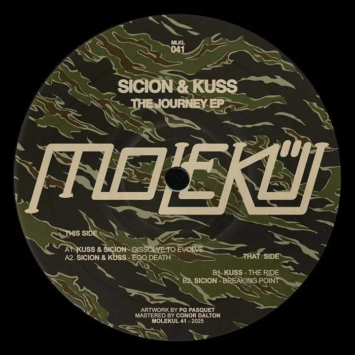 Лицевая сторона обложки — SICION / KUSS — The Journey EP