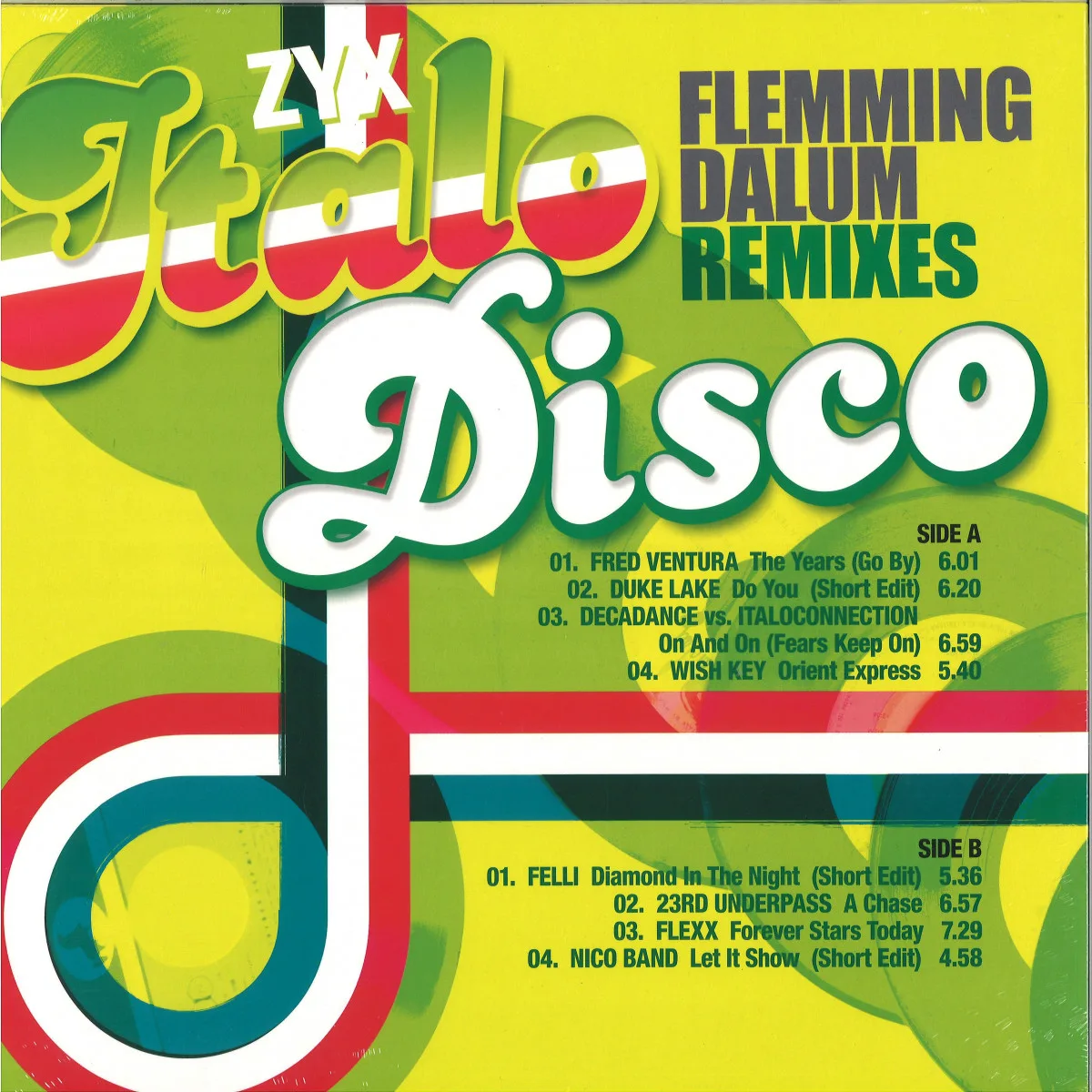 Back cover — Various — ZYX Italo Disco: Flemming Dalu