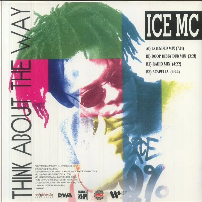 Back cover — ICE MC — Think About The Way (reissue)