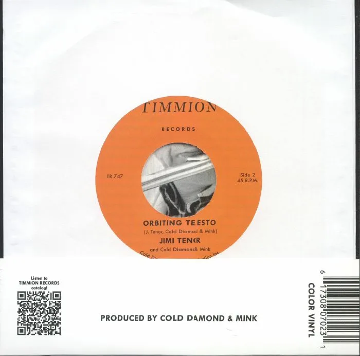 Back cover — Jimi TENOR / COLD DIAMOND & MINK — Is There Love In Outer Space?