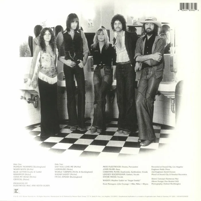 Back cover — FLEETWOOD MAC — Fleetwood Mac (reissue)