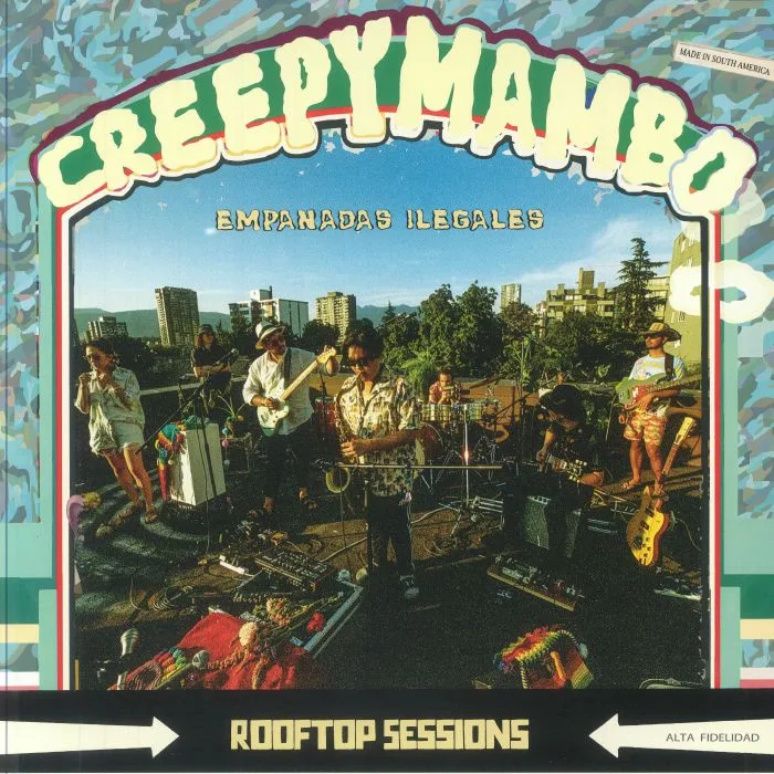 Лицевая сторона обложки — EMPANADAS ILEGALES — Creepy Mambo: Rooftop Sessions