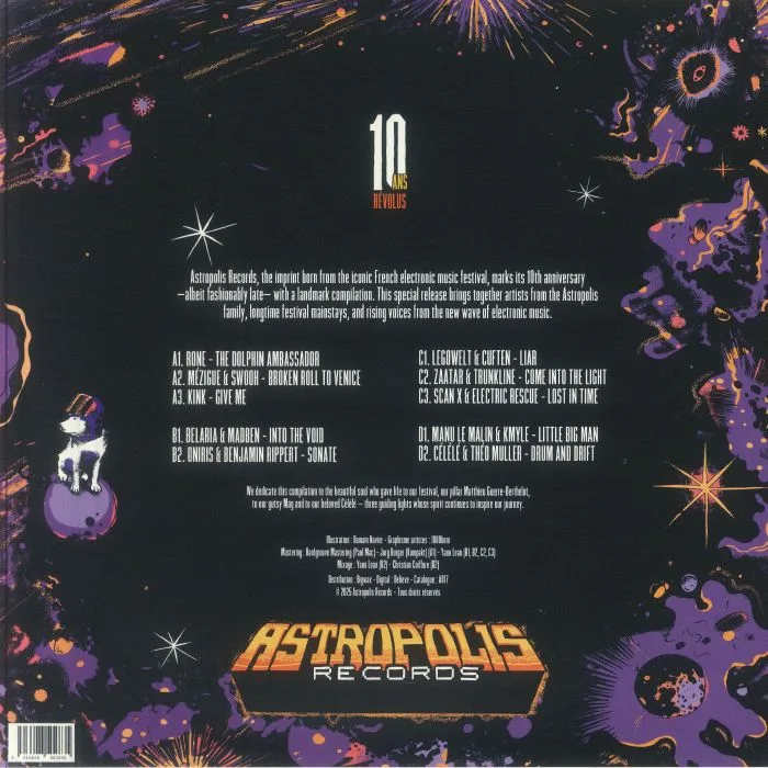 Обратная сторона обложки — VARIOUS — 10 Ans Revolus