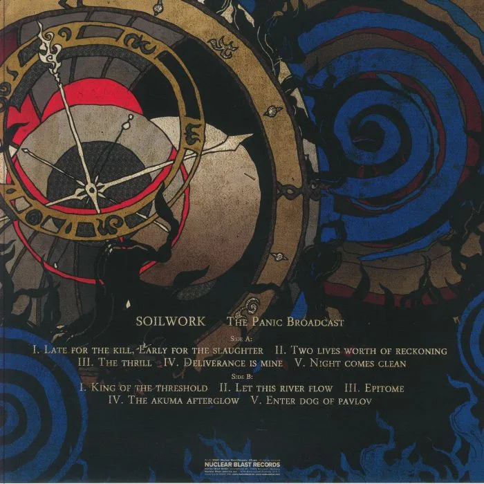 Обратная сторона обложки — SOILWORK — The Panic Broadcast