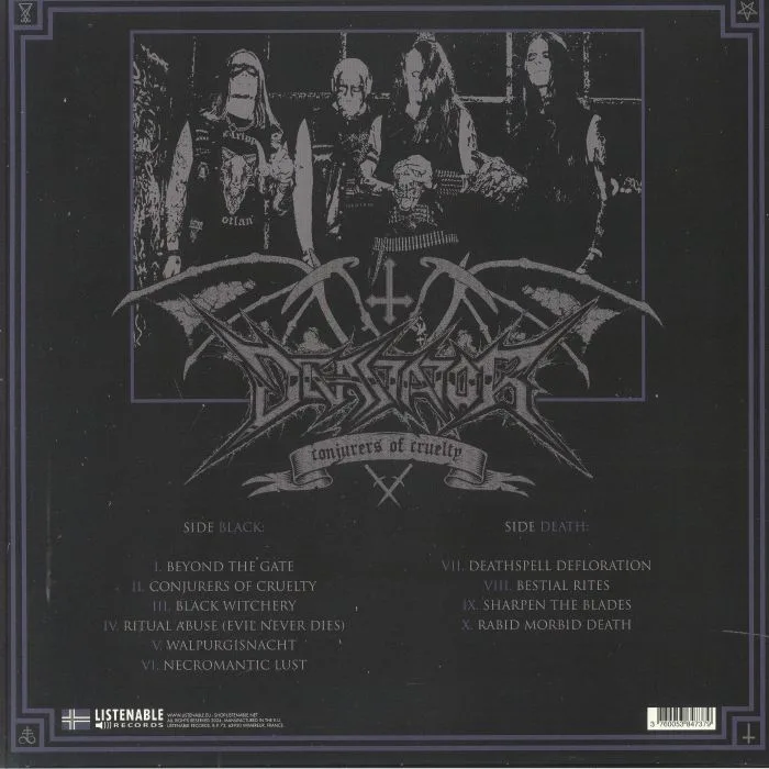 Back cover — DEVASTATOR — Conjurers Of Cruelty