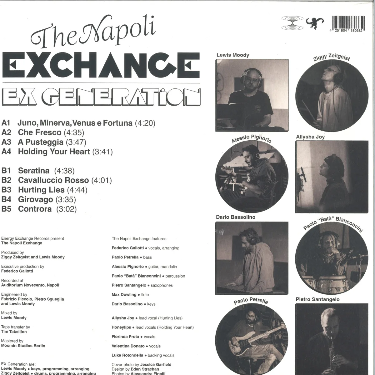 Обратная сторона обложки — Ex Generation — The Napoli Exchange LP