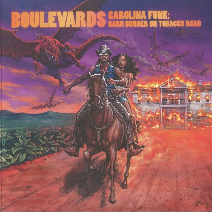 Лицевая сторона обложки — BOULEVARDS — Carolina Funk: Barn Burner On Tobacco Road