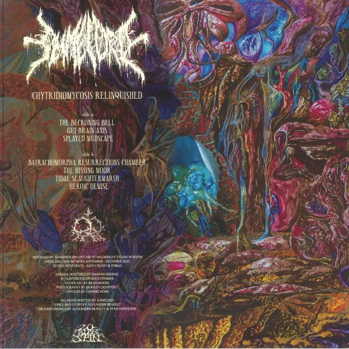 Обратная сторона обложки — SLIMELORD — Chytridiomycosis Relinquished