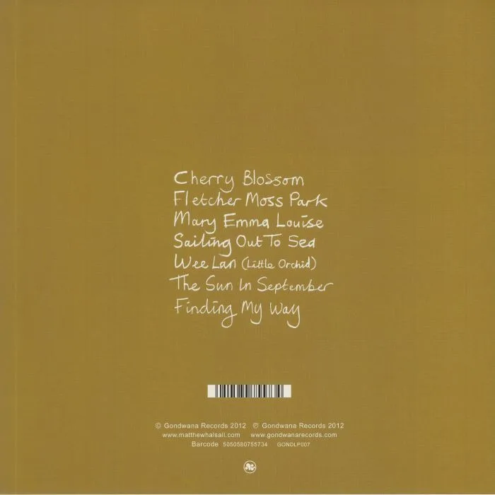Back cover — Matthew HALSALL — Fletcher Moss Park