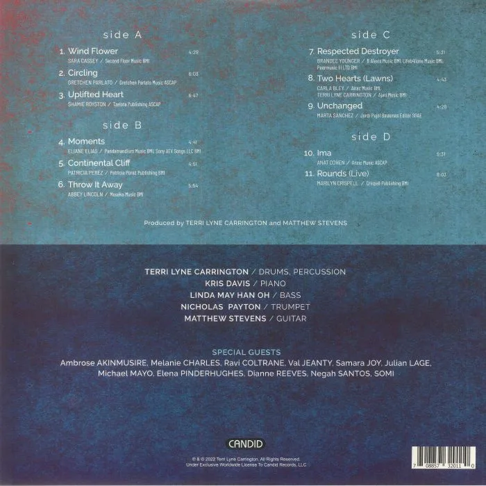 Back cover — Terri Lyne CARRINGTON — New Standards Vol 1