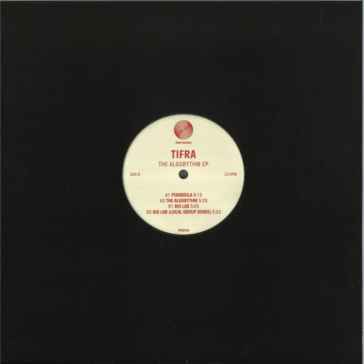 Back cover — Tifra — The Algorythm EP