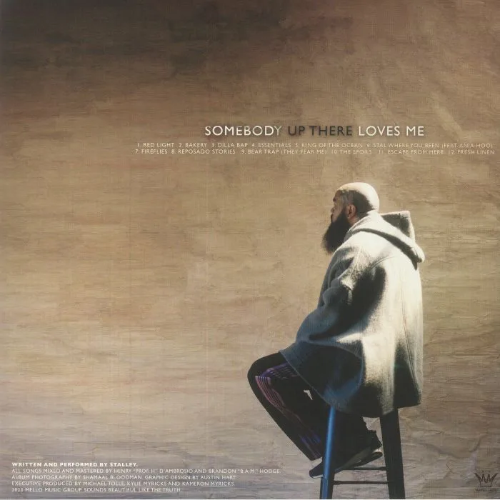 Back cover — STALLEY — Somebody Up There Loves Me