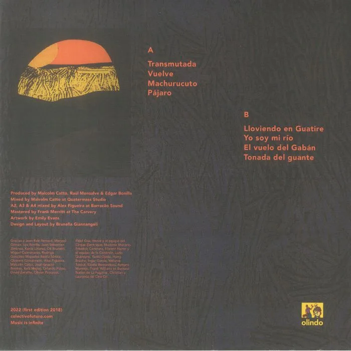 Back cover — INSOLITO UNIVERSO — La Candela Del Rio (reissue)