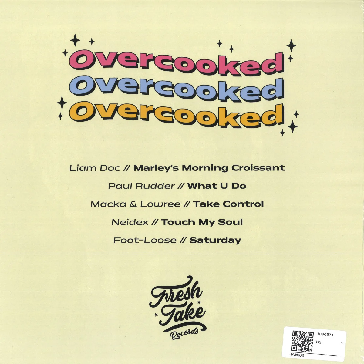 Back cover — Various — Over Cooked