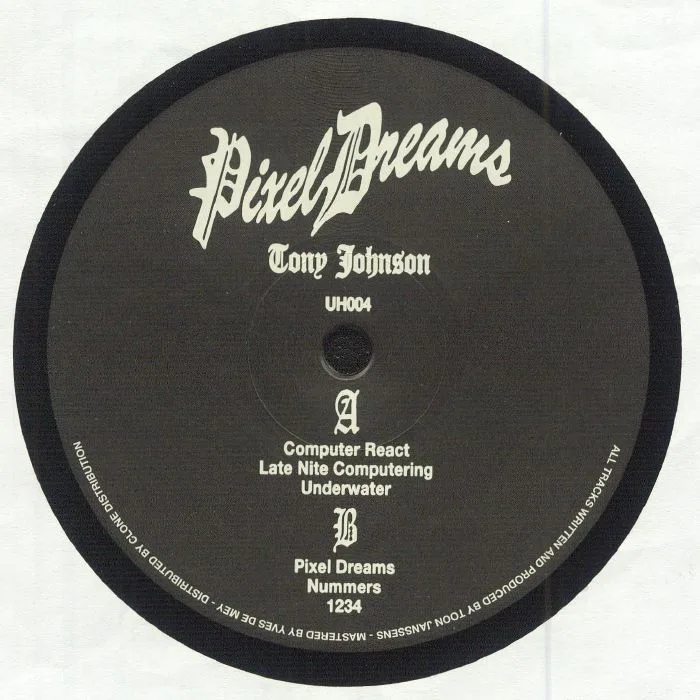 Лицевая сторона обложки — Tony JOHNSON — Pixel Dreams EP