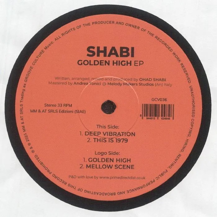 Обратная сторона обложки — SHABI — Golden High EP