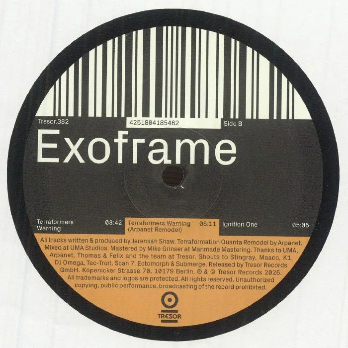 Back cover — SHAWESCAPE RENEGADE — Exoframe