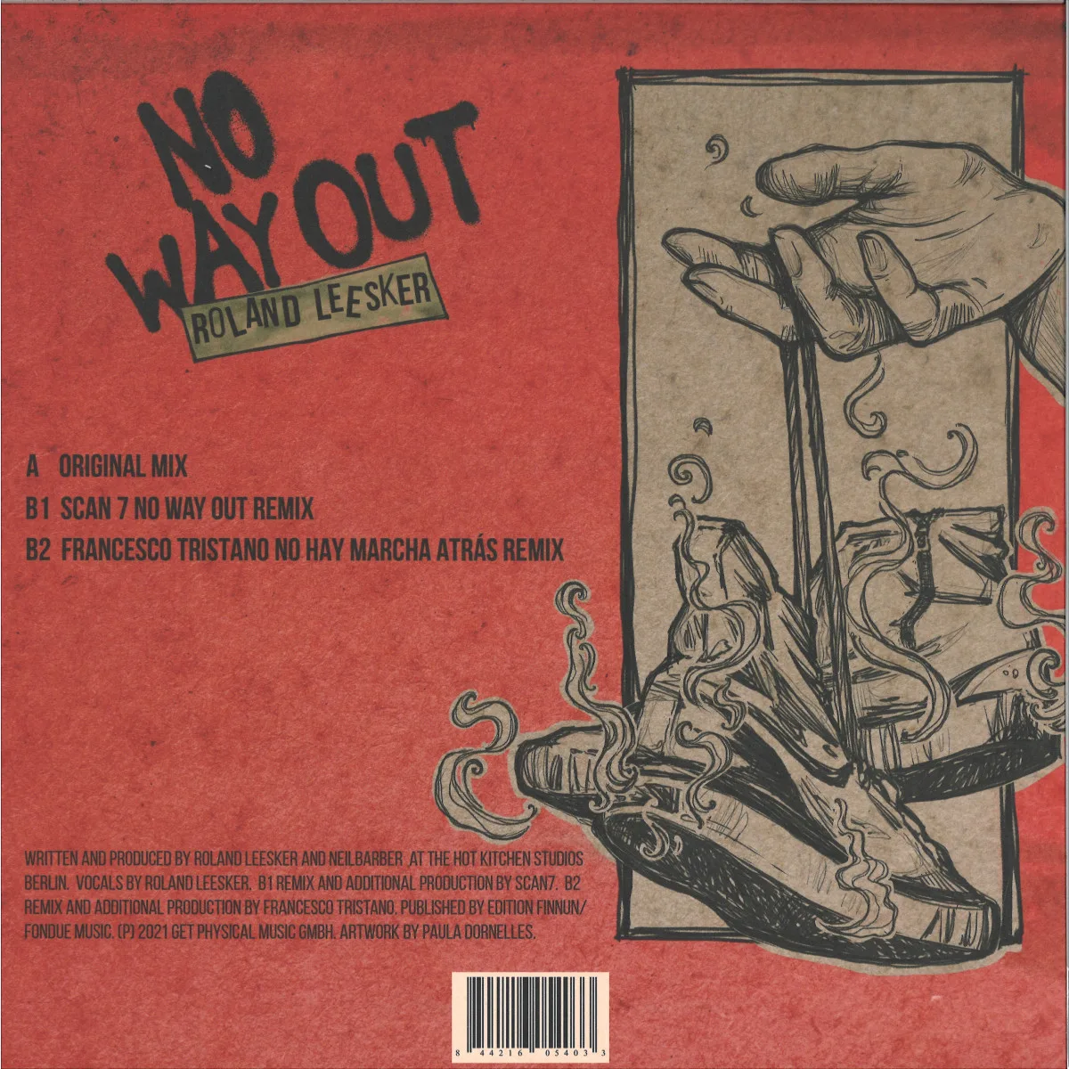 Back cover — Roland Leesker — No Way Out