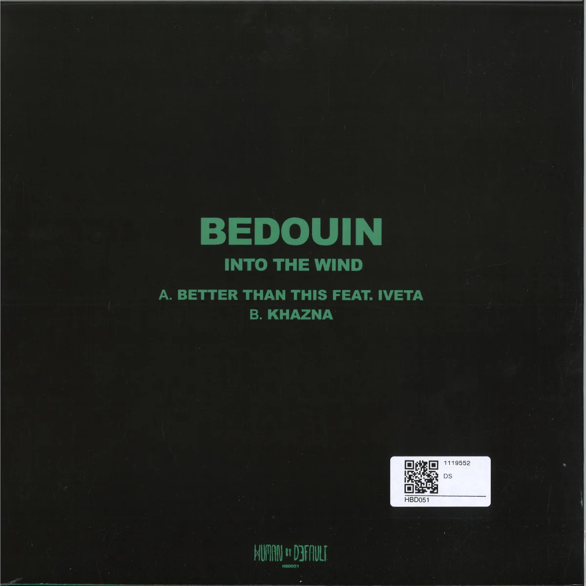 Back cover — Bedouin — Into The Wind
