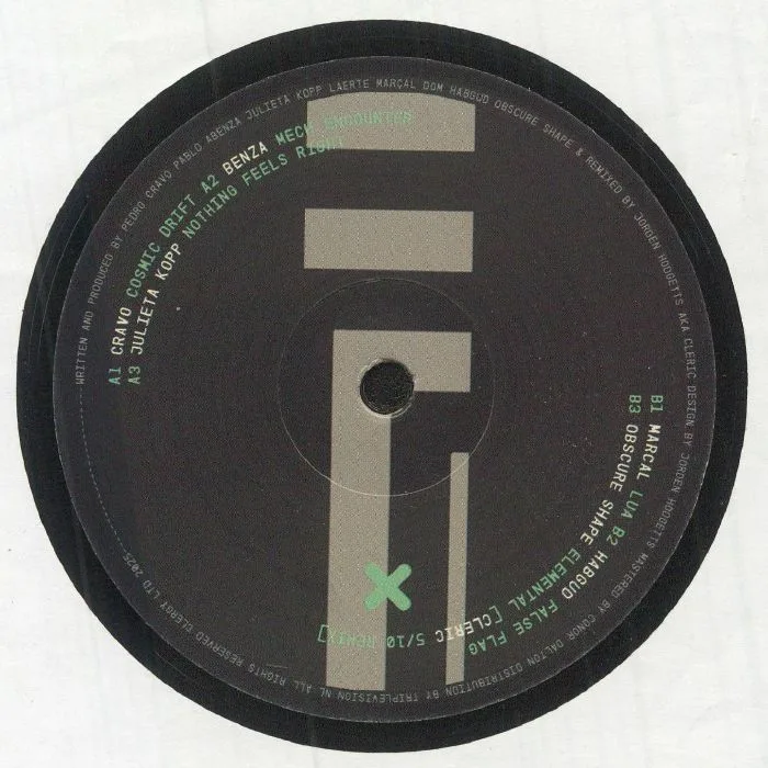 Back cover — CRAVO / BENZA / JULIETA KOPP / MARCAL / HABGUD / OBSCURE SHAPE — Clergy 10 Years: Echo