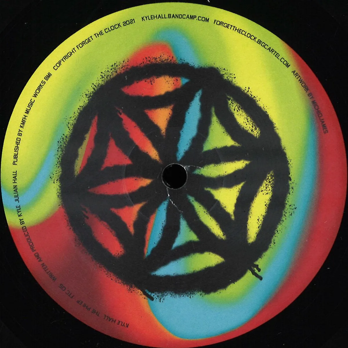 Front cover — Kyle Hall — The Phi EP