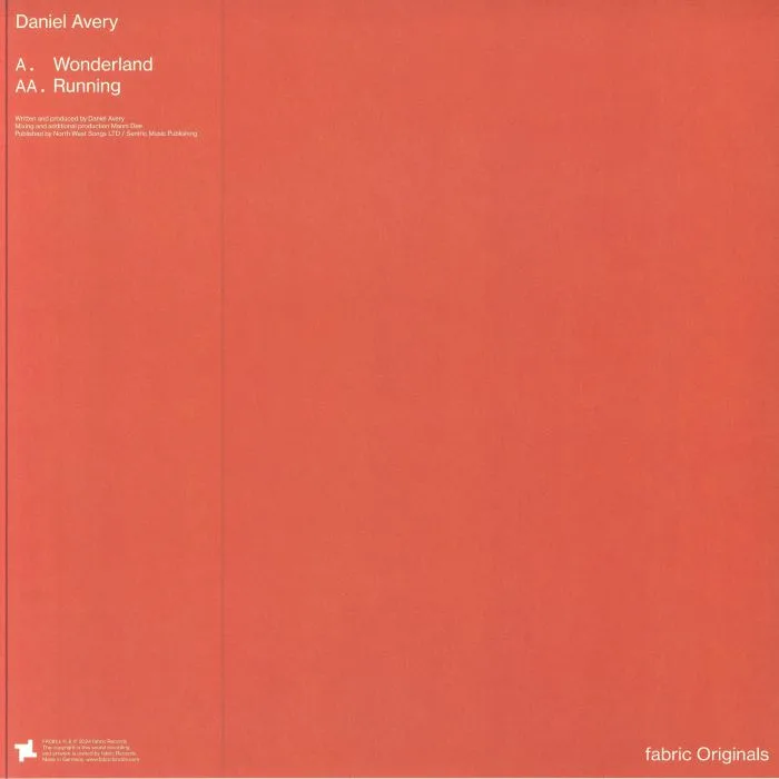 Back cover — Daniel AVERY — Wonderland