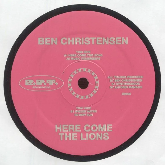 Лицевая сторона обложки — Ben CHRISTENSEN — Here Come The Lions