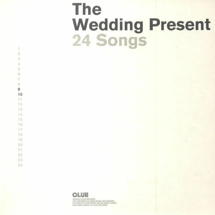 Back cover — The WEDDING PRESENT — X Marks The Spot