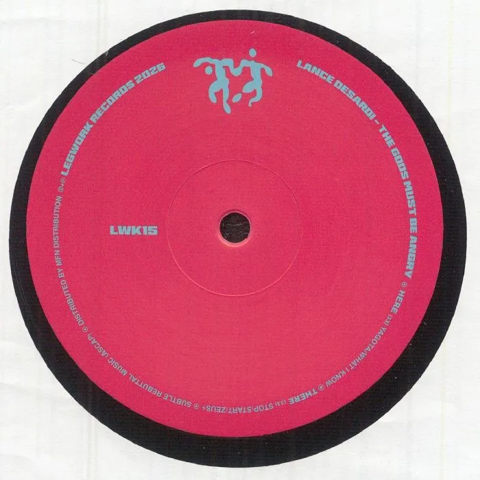 Back cover — Lance DESARDI — The Gods Must Be Angry EP