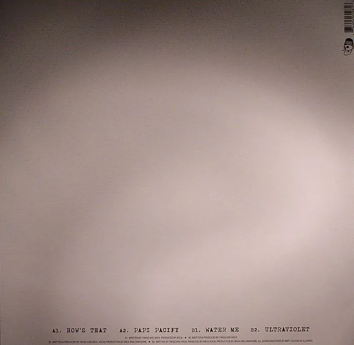 Back cover — FKA TWIGS — How's That