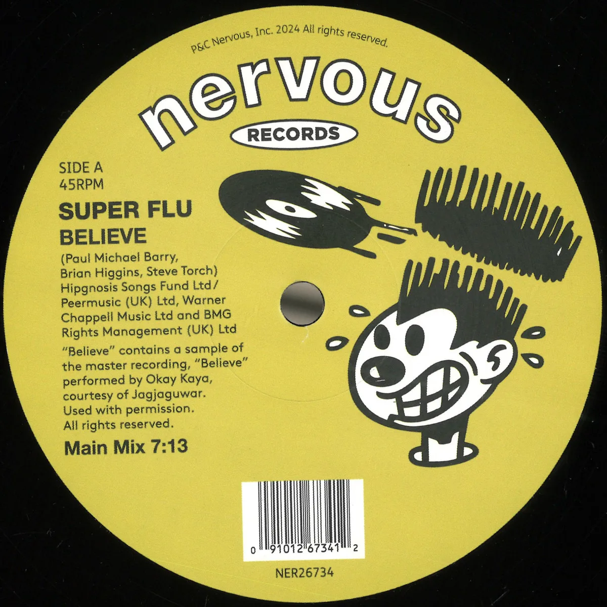 Front cover — Super Flu — Believe