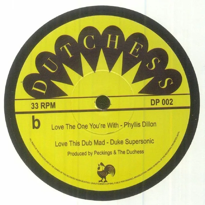 Back cover — Phylis DILLON / DUKE SUPERSONIC — Perfidia