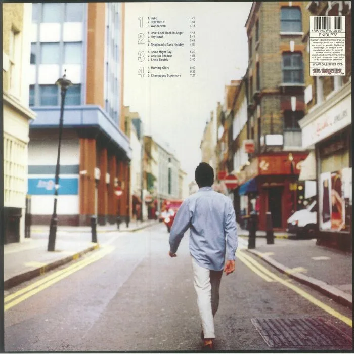 Back cover — OASIS — (What's The Story) Morning Glory? (remastered)