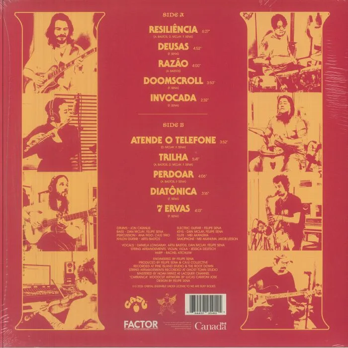 Back cover — ORBITAL ENSEMBLE — Continua