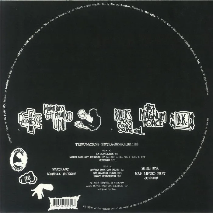 Обратная сторона обложки — LA FUNK MOB — Tribulations Extra Sensorielles (reissue)