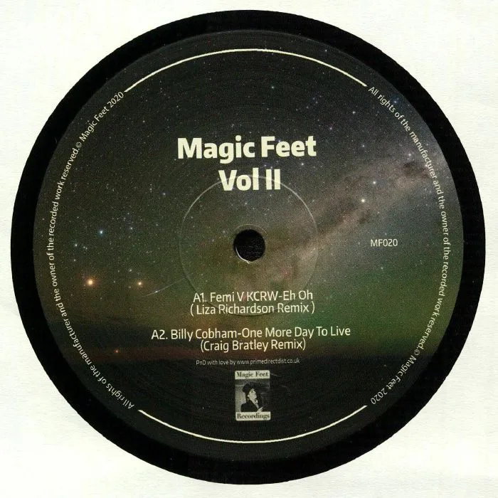 Front cover — Femi KUTI / KCRW / BILLY COBHAM / RICH LANE / CRAIG BRATLEY — Magic Feet Volume II