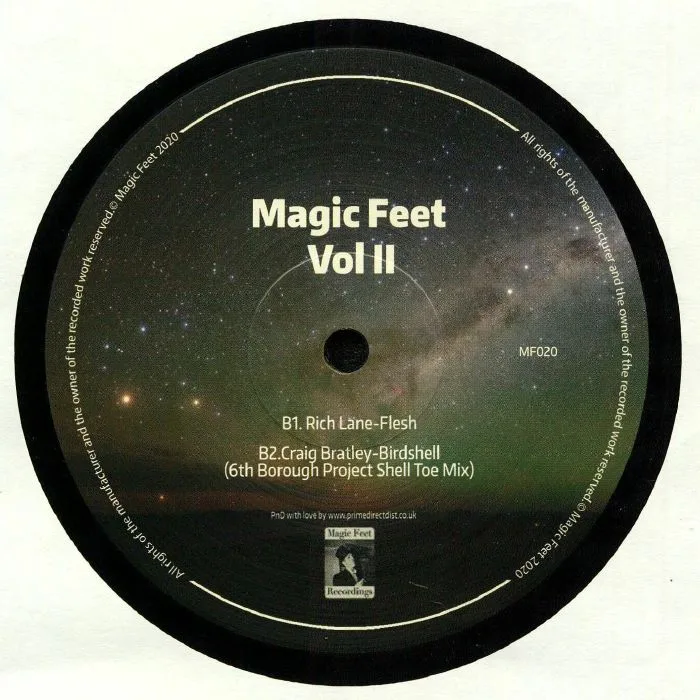 Back cover — Femi KUTI / KCRW / BILLY COBHAM / RICH LANE / CRAIG BRATLEY — Magic Feet Volume II