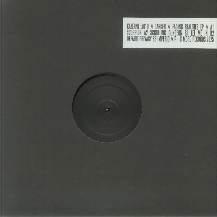 Back cover — TARKER — Fading Realities EP