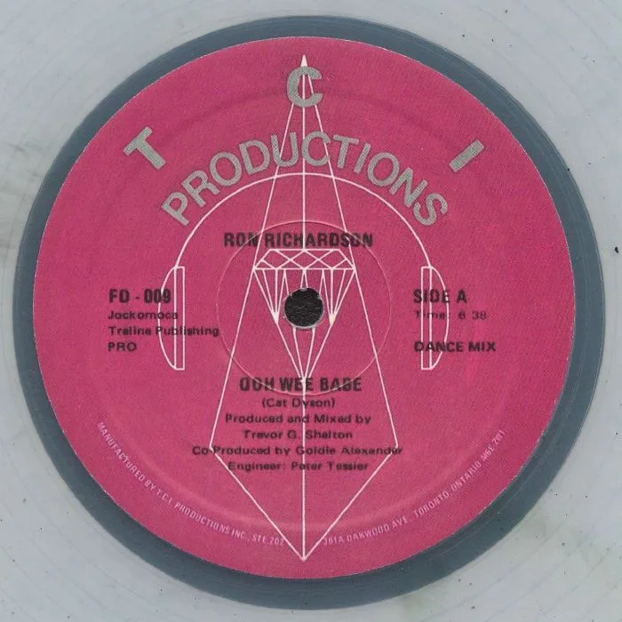 Лицевая сторона обложки — Ron RICHARDSON — Ooh Wee Babe